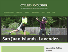 Tablet Screenshot of cyclingsojourner.com